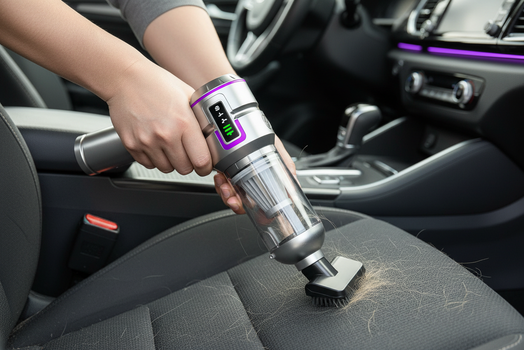 Уборка шерсти в салоне