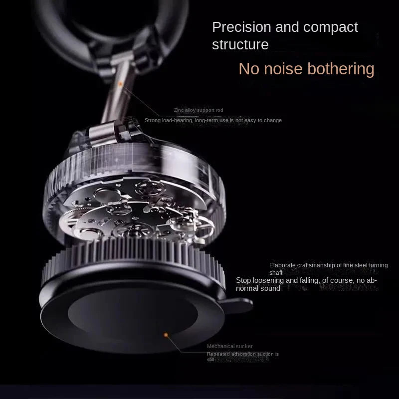 Magnetic Car Phone Holder with Vacuum Suction Cup - Universal Mount